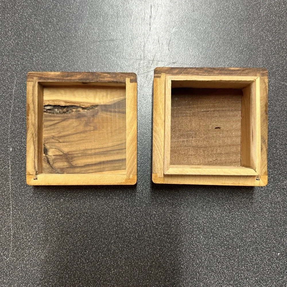 WWII-Era Olive Wood Jerusalem Box – OSS/CIA Woman's Holy Land‎ Relic Case